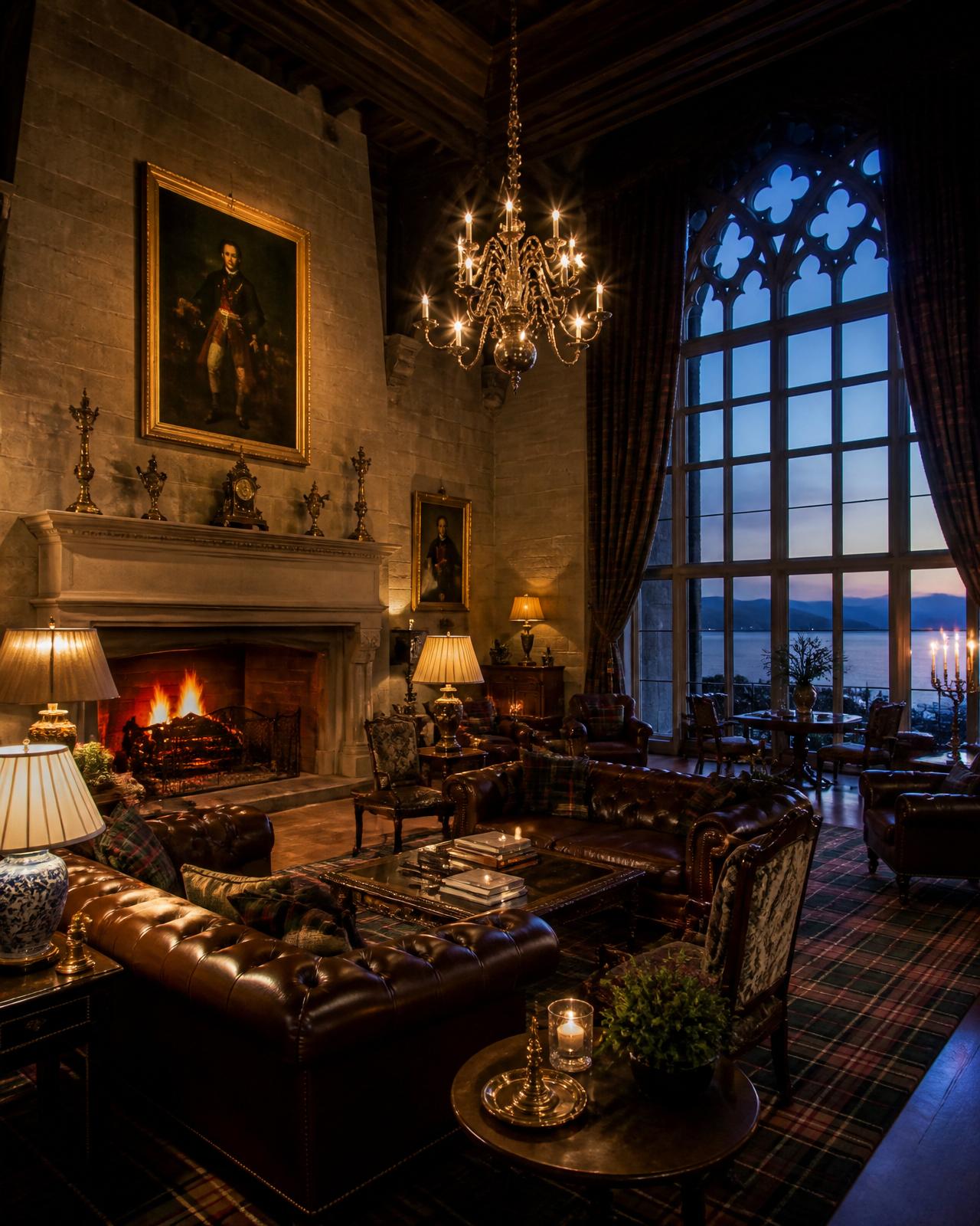 Castle accommodation on the Ayrshire coast used for Turnberry golf stays