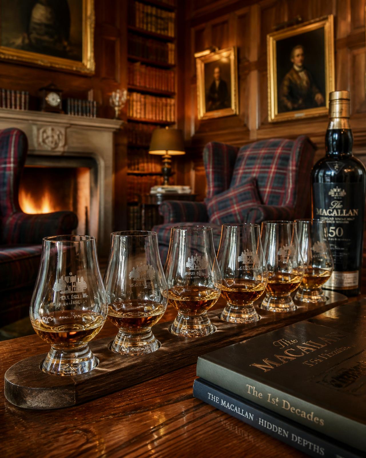 A dram in the Nairn clubhouse after the round